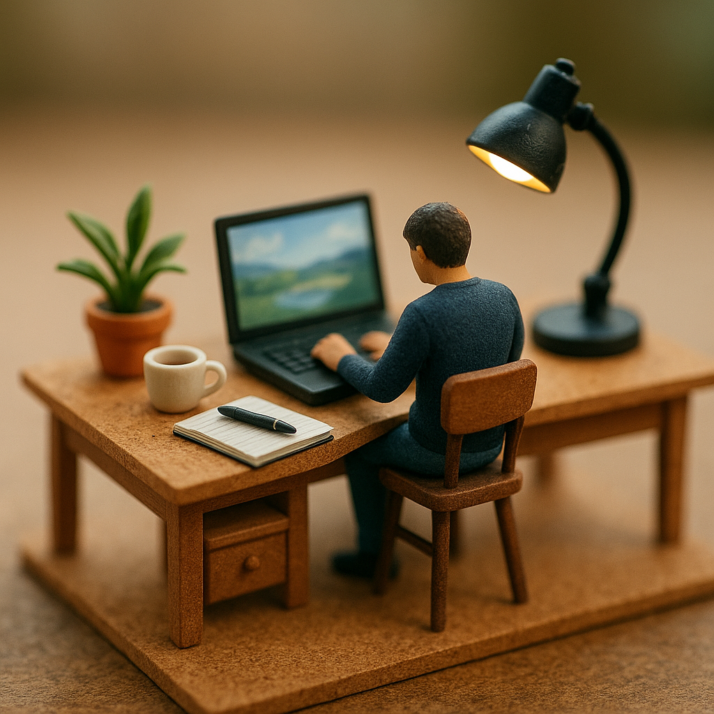 Miniature Diorama Scene