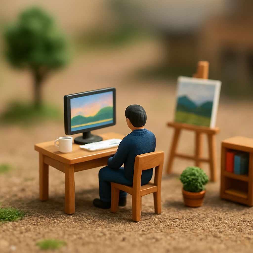 Diorama-Style Miniature Scene