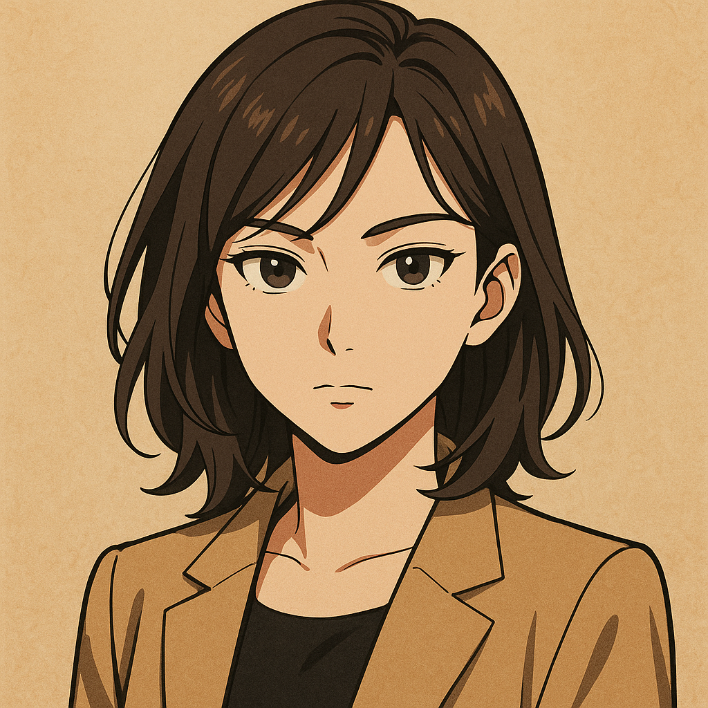 Editorial Anime-Style Portrait