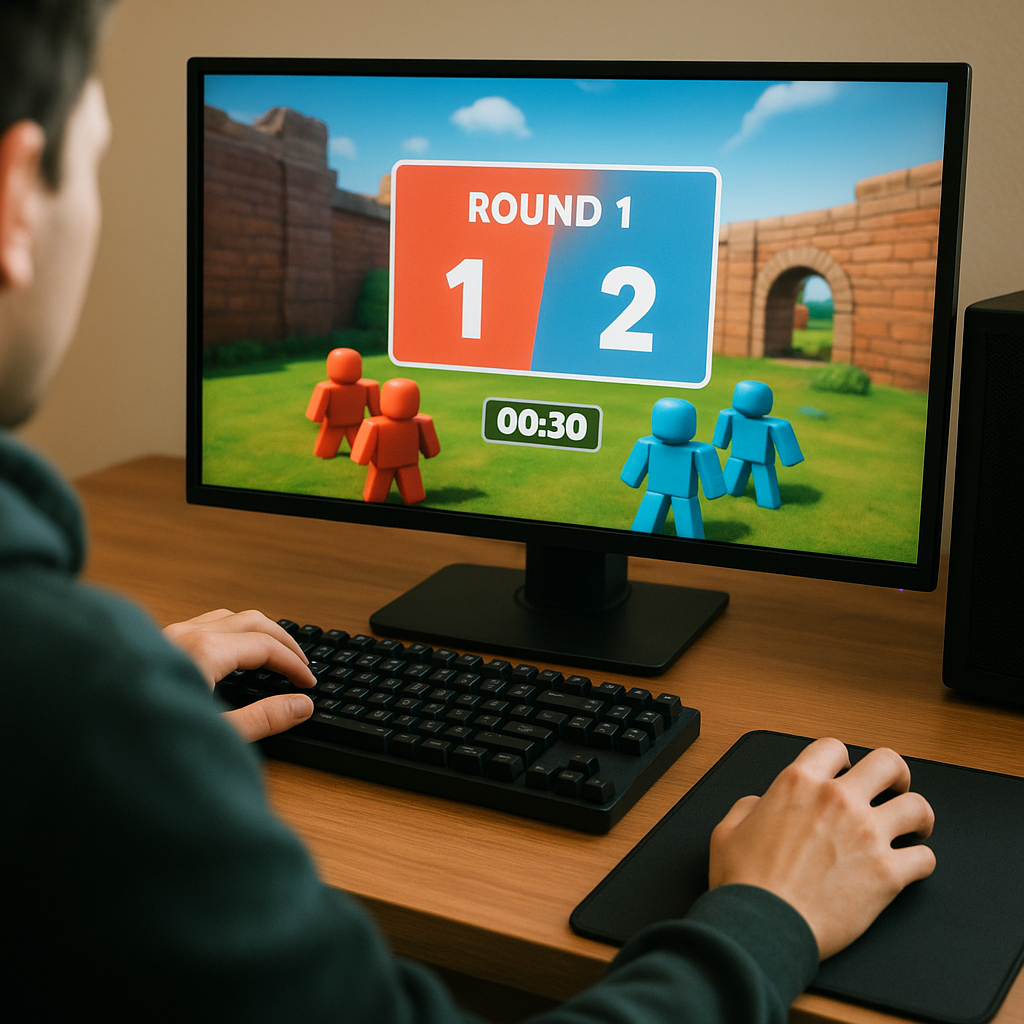 Sistema de Rodadas, Times e Vitória para Roblox
